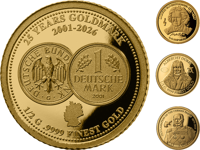 Gold-Kollektion: Zeitzeugen deutscher Geschichte