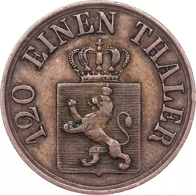 3 Heller Hessen-Kassel Kurfürst Friedrich Wilhelm I. 1848 - 1866