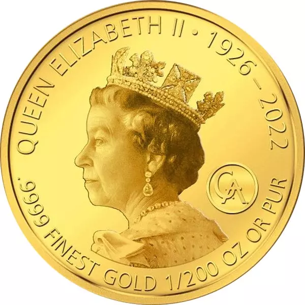20er Spar-Set 2 x 10 Francs Ruanda Queen Elizabeth II. Coin Card 2022