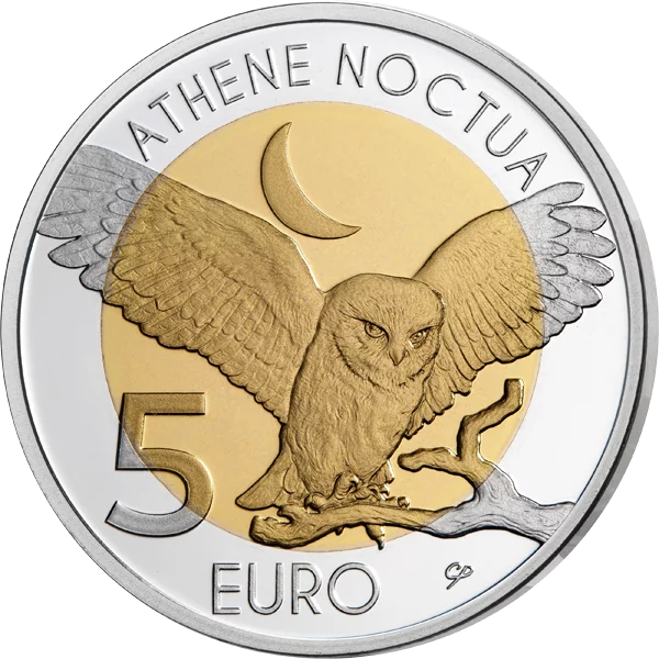 5 Euro Luxemburg Steinkauz 2024
