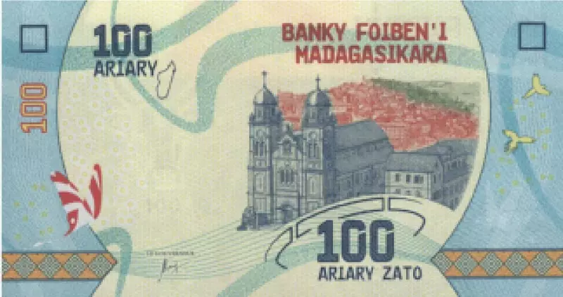 100, 200, 500 und 1.000 Ariary Madagaskar Banknoten