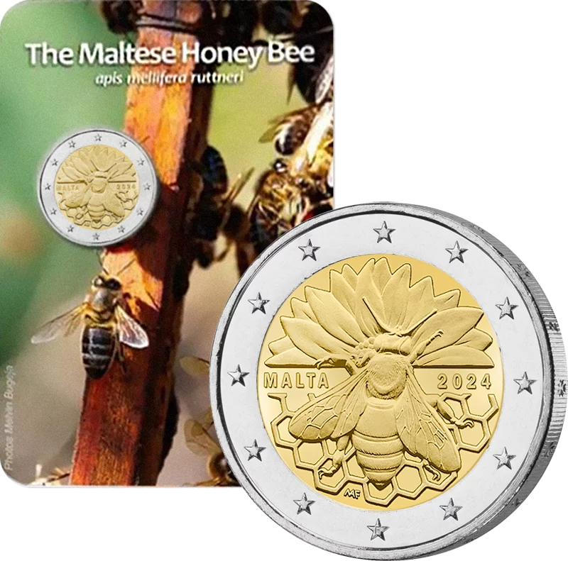 2 Euro Malta Honigbiene 2024
