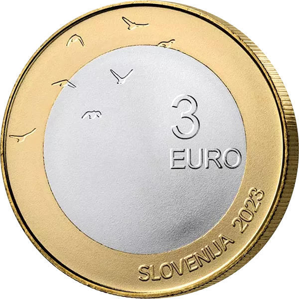 3 Euro Slowenien 110. Geburtstag Boris Pahor 2023