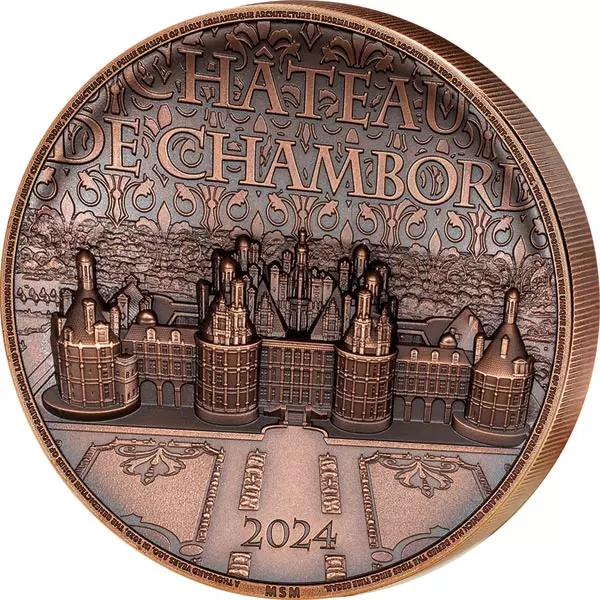1 Dollar Cook-Inseln Château de Chambord 2024