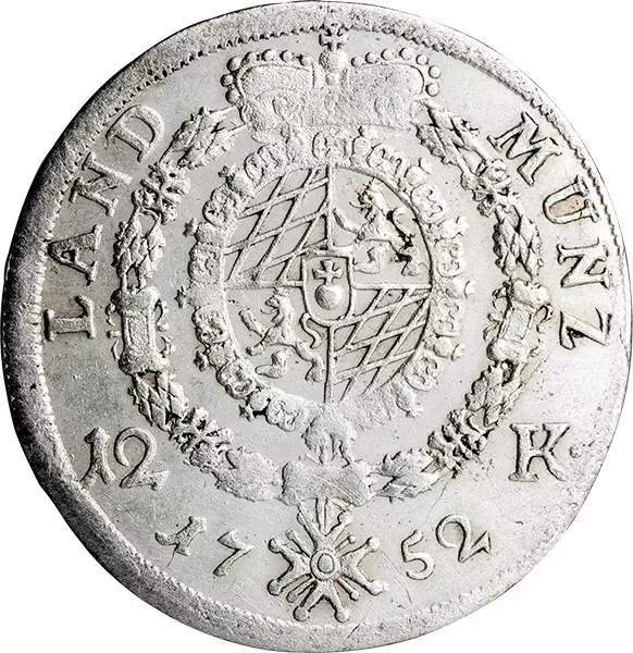 12 Kreuzer Bayern Kurfürst Maximilian III. Joseph 1747-1765