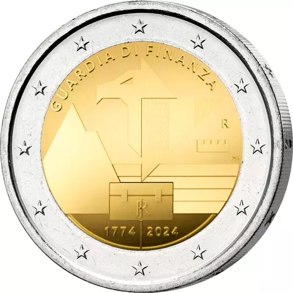 2 Euro Italien 250 Jahre Guardia di Finanza 2024