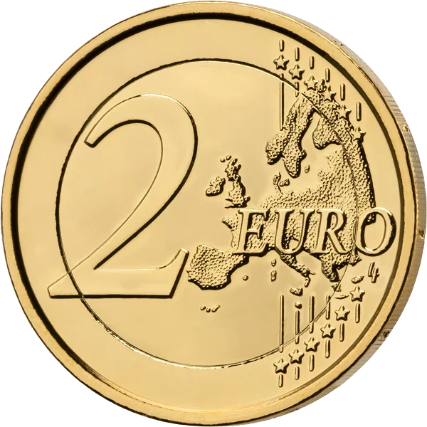 2-Euro-Kursmünze Bulgarien Paissi von Hilandar als vollvergoldete Premiumausgabe