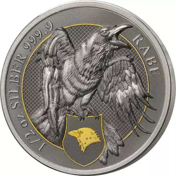 Silber-Gedenkprägung Deutschlands fantastische Tierwesen - Rabe 2023