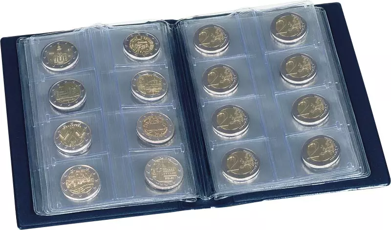 Taschenalbum für 2-Euro-Münzen im neuen Reppa-Branding