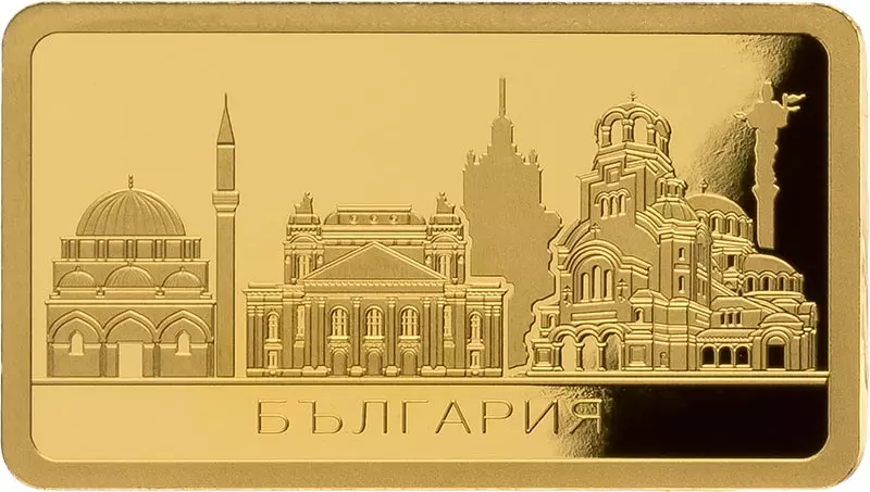 Goldbarren 30 Jahre Europäische Union - Bulgarien