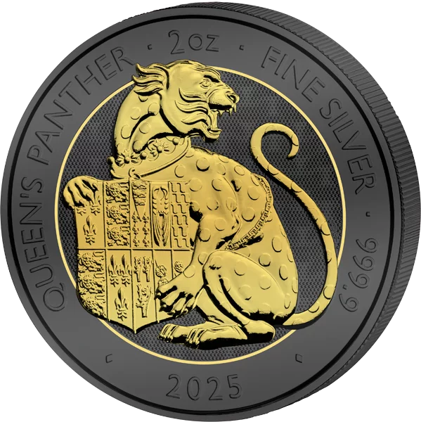 5 Pounds Großbritannien Tudor Panther 2025 Golden Enigma Edition