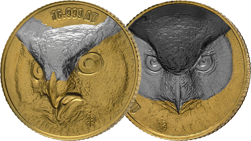 2 x 100 Francs Elfenbeinküste Édition Signature - Eule 2024