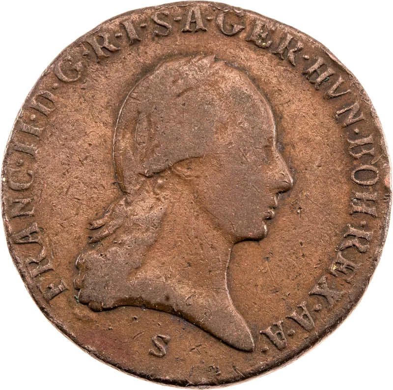 3 Kreuzer Römisch-Deutsches-Reich Kaiser Franz II. 1799 - 1801 und 1803