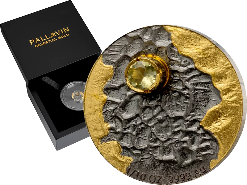 1.000 Francs Gabun Celestial Gold - Pallavin 2024