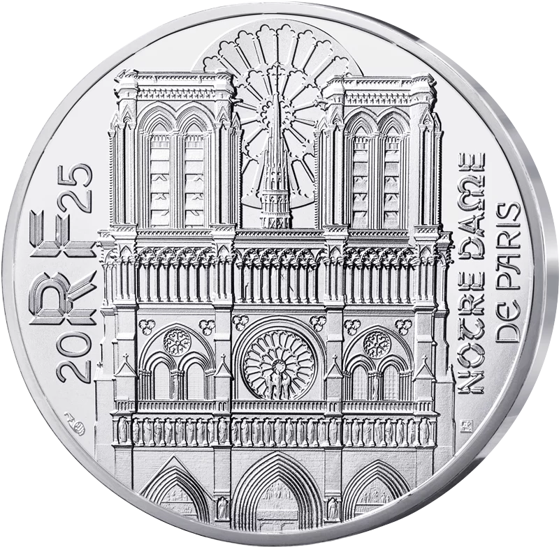 10 Euro Frankreich Notre Dame de Paris 2025