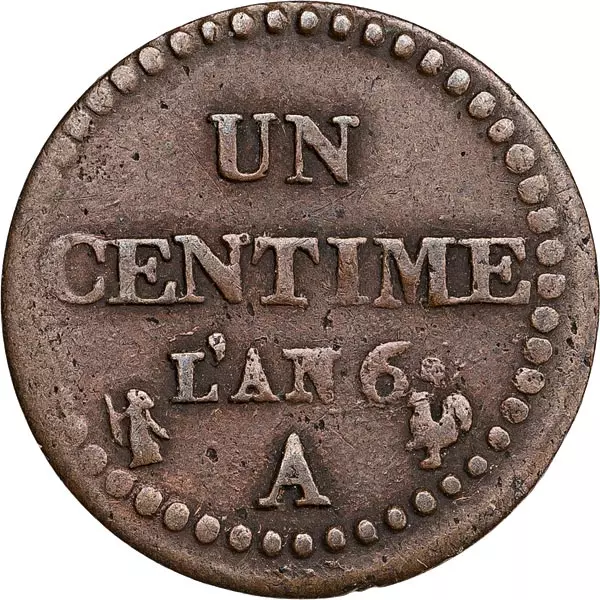 1 Centime Frankreich Erste Republik 1797-1799