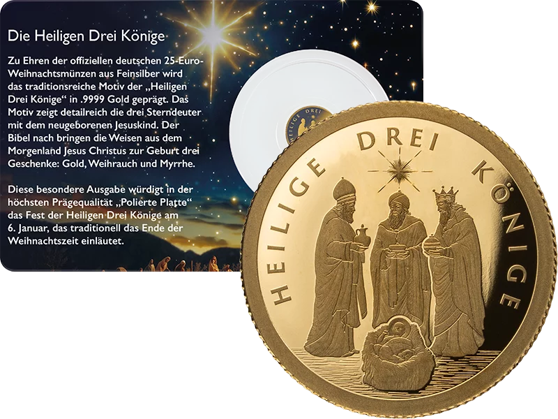 1.000 Francs Gabun Heilige drei Könige 2025