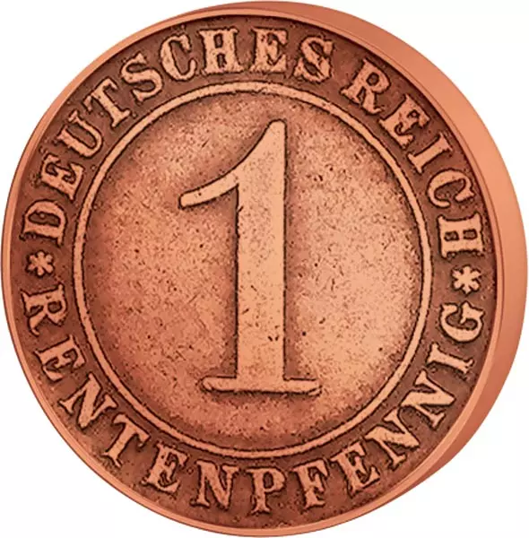 1 Pfennig - 1 Mark Weimarer Republik 1923-1925