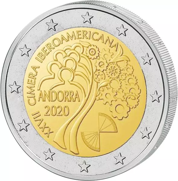 2 Euro Andorra XXVII. Iberoamerika-Gipfel 2020