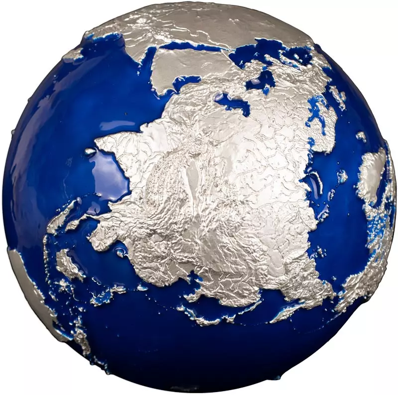 25 Dollars Barbados Blue Marble - Embrace the World 2025