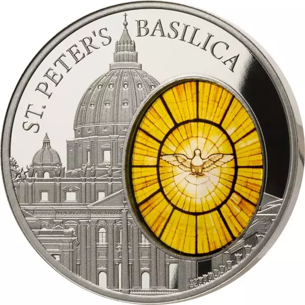 Silbermedaille Windows of Heaven Vatikan - Petersdom