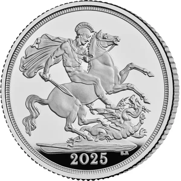 1 Sovereign Großbritannien Silver Proof Sovereign 2025