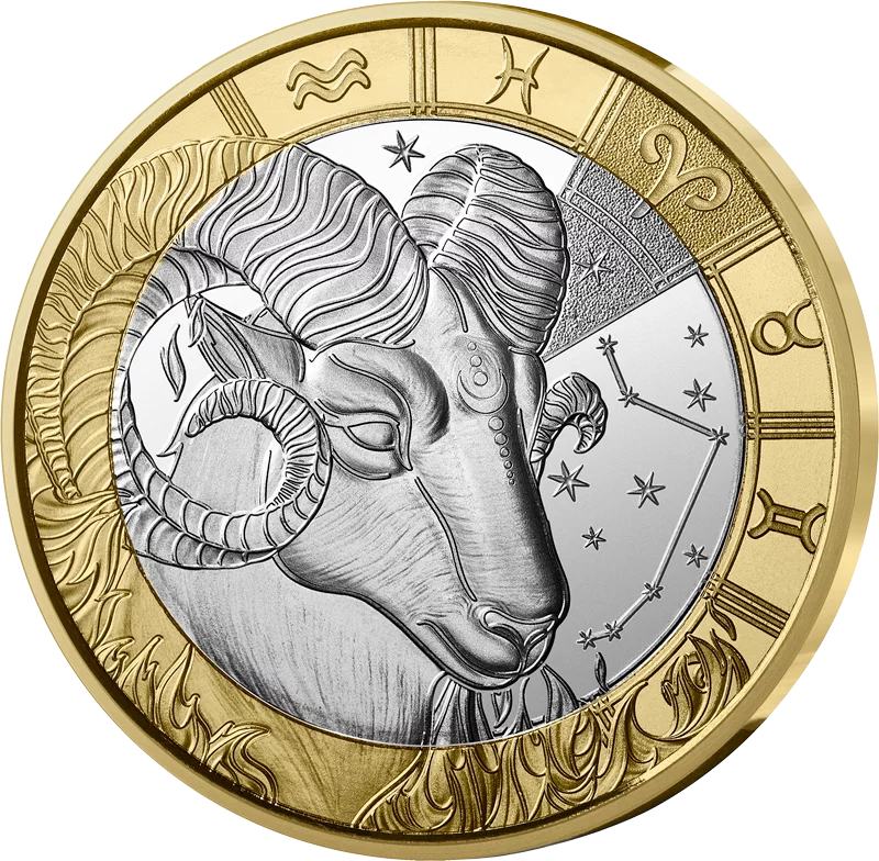 5 Euro Frankreich Sternzeichen - Widder