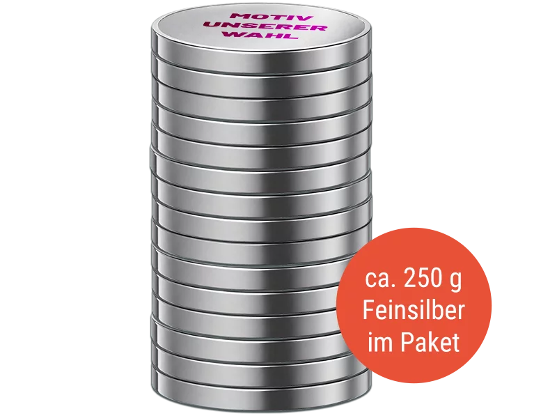 Silber-Überraschungspaket mit ca. 250 Gramm Feinsilber