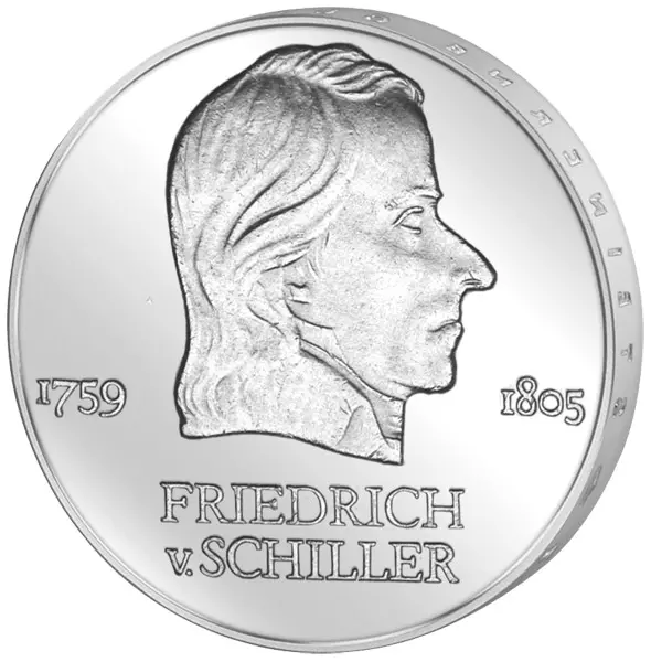 20 Mark DDR Friedrich Schiller 1972 vorzüglich