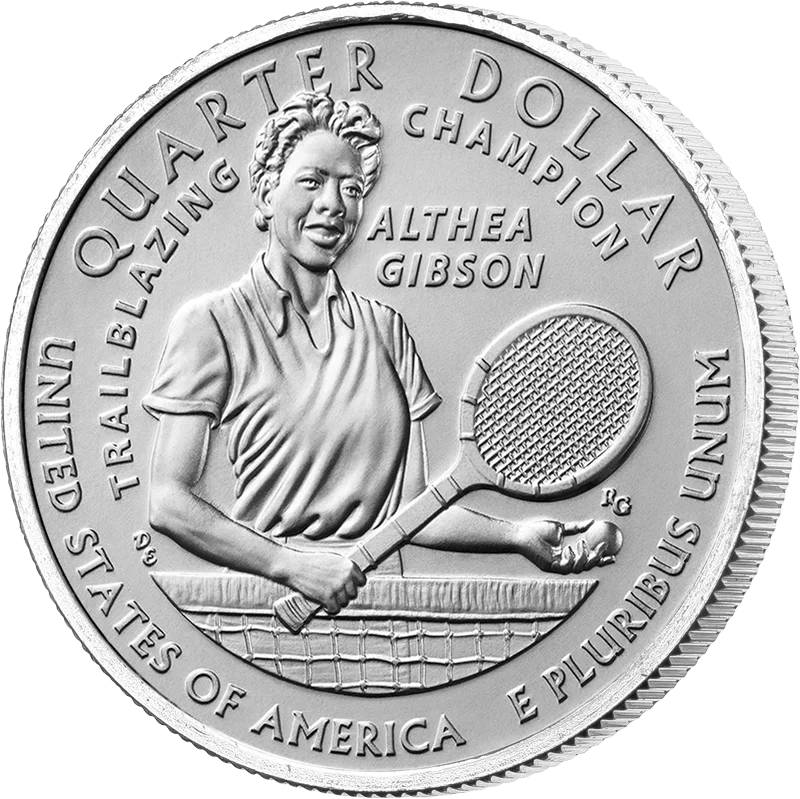25 Cents USA American Women Quarter - Althea Gibson 2025