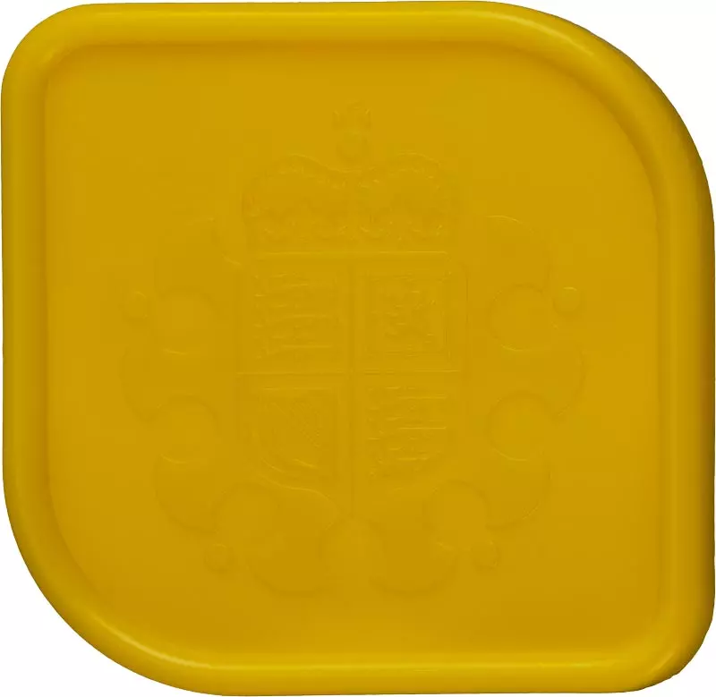 Münztube British Royal Mint für 25 1/10 Unze Gold Britannia