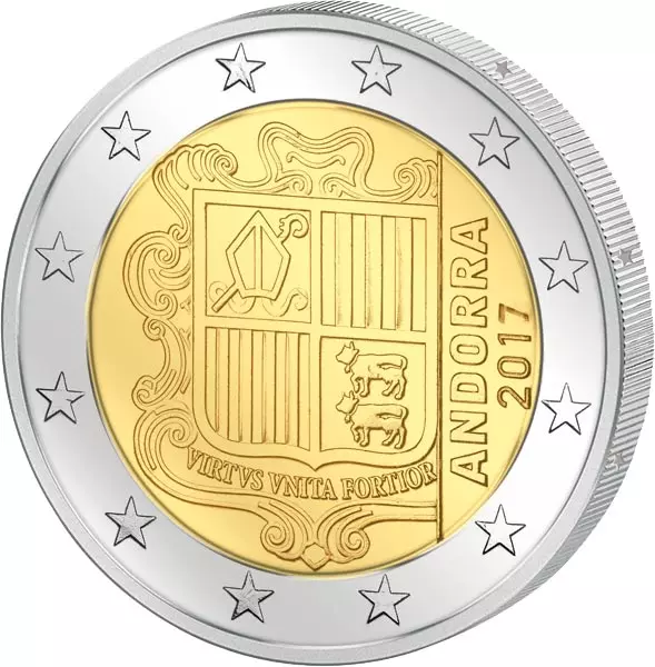 Euro-Kursmünzensatz Andorra 2017