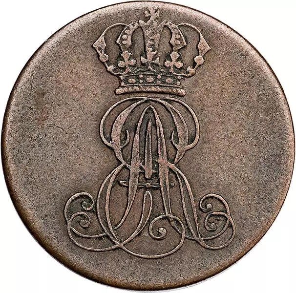 1 Pfennig Hannover König Ernst August 1837-1846