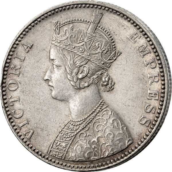 1 Rupie Britisch-Indien Kaiserin Victoria 1877 - 1901
