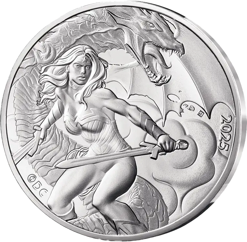 10 Euro Frankreich Wonder Woman The Amazon Warrior 2025