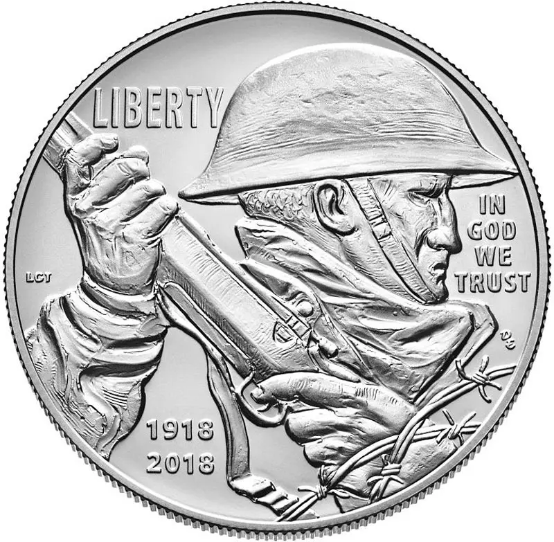 1 Dollar USA 100 Jahre Ende Erster Weltkrieg 2018