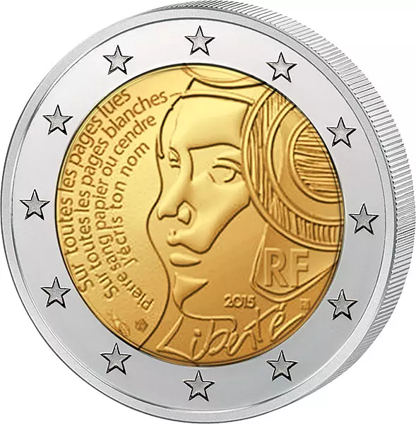 2 Euro Frankreich Föderationsfest 2015 2 Euro Frankreich Föderationsfest 2015