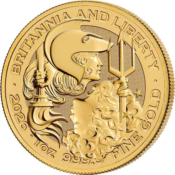 1 Unze Gold Großbritannien Britannia and Liberty 2026