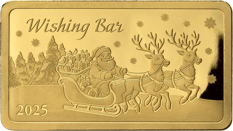 Goldbrief Weihnachtsbarren Rovaniemi 2025