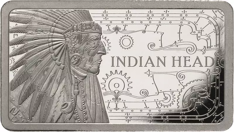 Platinbarren Platinum Legends Mechanical Edition - Indian Head