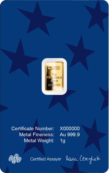 1 Gramm Goldbarren American Eagle 2026