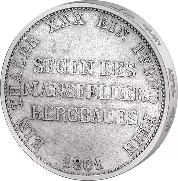 Ausbeutetaler Preußen König Wilhelm I. 1861-1862