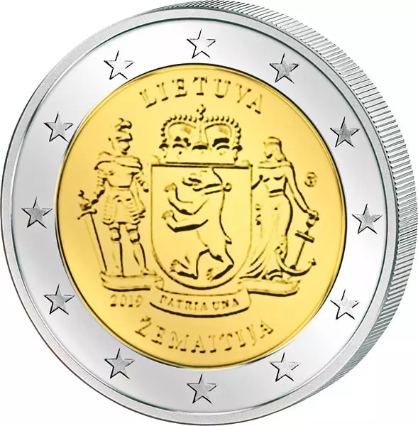 2 Euro Litauen Litauische Ethnographische Regionen Zemaitija 2019 2 Euro Litauen Litauische Ethnographische Regionen Zemaitija 2019