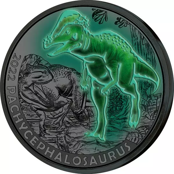 3 Euro Österreich Super-Saurier Pachycephalosaurus 2022