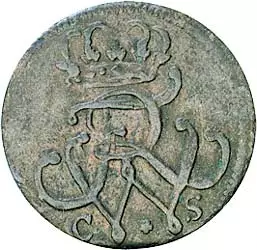 Schilling Preußen König Friedrich Wilhelm I. 1714-1740