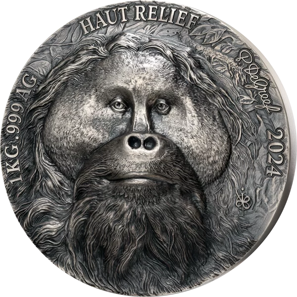 10.000 Francs Elfenbeinküste Big Five Asia - Orang Utan 2024