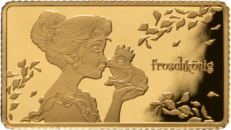 Goldbarren Goldener Märchenzauber - Froschkönig 2025