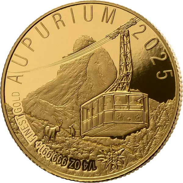25 Dollars Salomonen Aupurium Matterhorn und Schweizer Gondel 2025