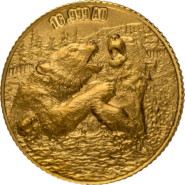 100 Francs Elfenbeinküste Trésor des Animaux - Bären 2025