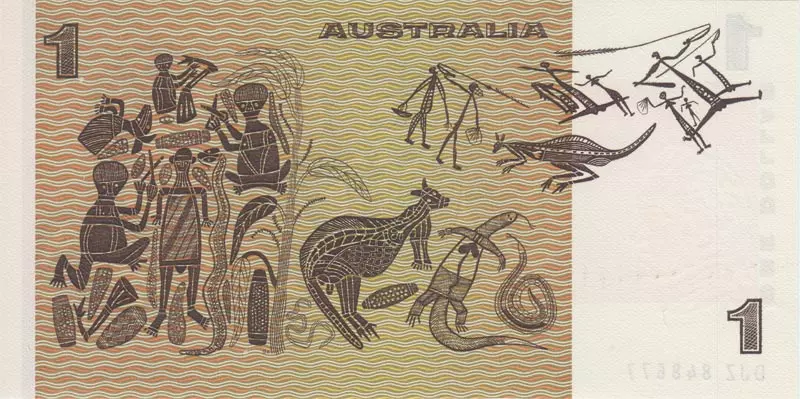 1 Dollar Australien Banknote Queen Elizabeth II. 1983